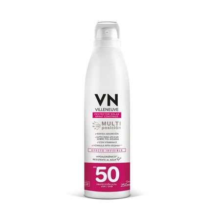 Imagen de PROTECTOR SOLAR VILLENUEVE FACTOR 50 X250 AEROSOL